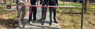 taglio del nastro al Palestra Policrosalus