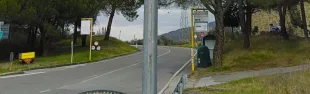 Cartello salva cisclista