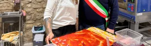Giada Lepri e il Sindaco David Baroncelli