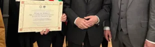 Il Sindaco riceve il premio dal Presidente della Repubblica Mattarella e dal Presidente Frank-Walter Steinmeier