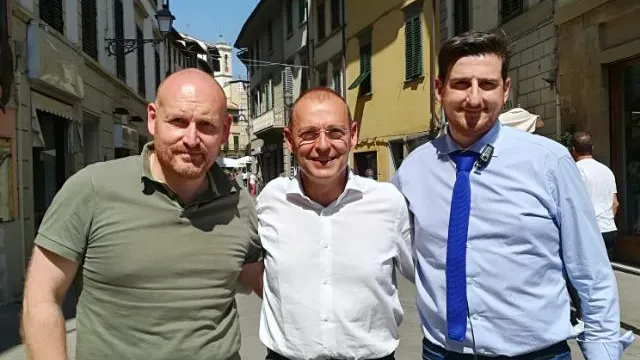 Foto da dx Sindaco Barberino Tavarnelle Baroncelli, Sindaco Greve Paolo Sottani, Sindaco San Casciano Roberto Ciappi 