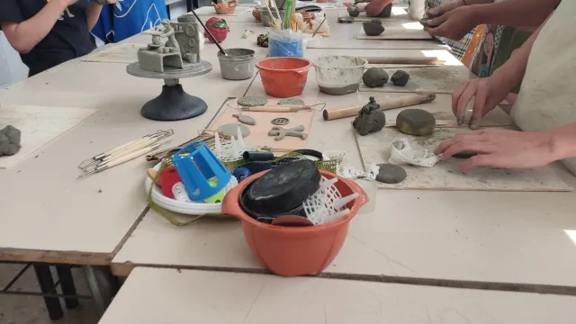 Foto studenti ceramisti