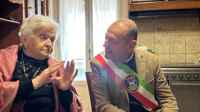 immagine Silvana Melli e Sindaco Paolo Sottani