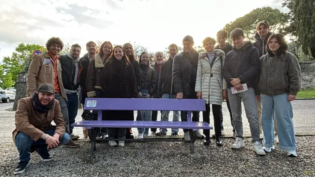 inaugurazione Panchina Lilla_San Casciano 