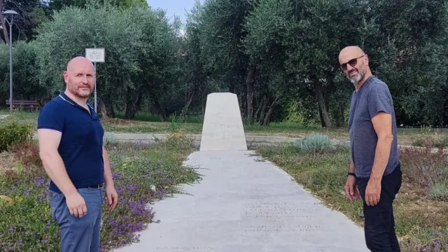 Massimo Salvianti ed il Sindaco David Baroncelli 