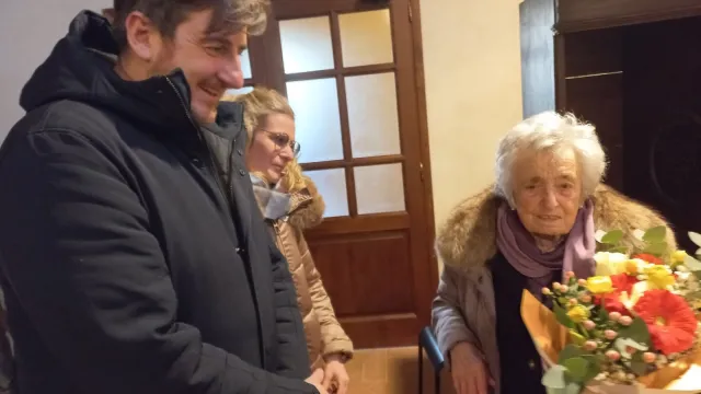 Bruna Zecchi e il Sindaco 