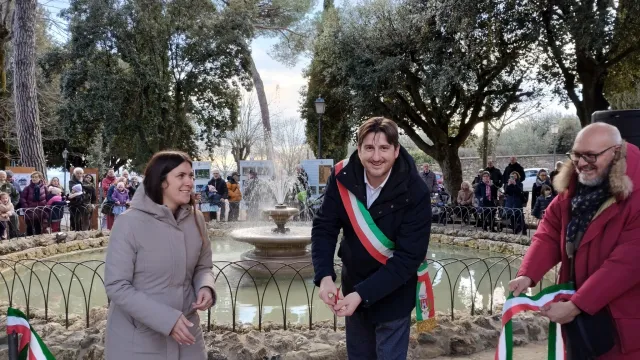 Inaugurazione fontana storica