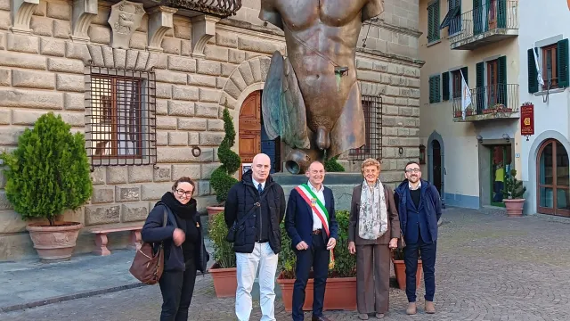 Presentazione intervento di ripulitura del "Torso alato"