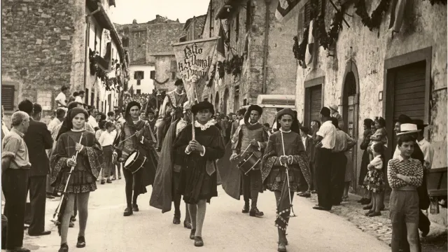 La festa del Bruscello 1951