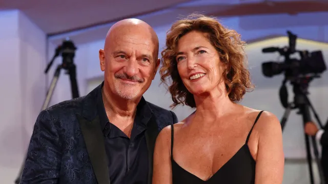 Sandra Bonzi e Claudio Bisio