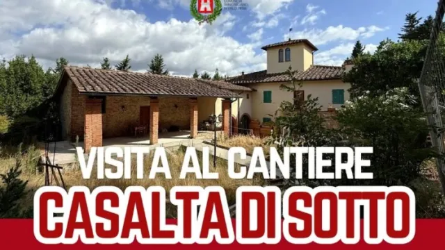 Visita al cantiere Casalta di Sotto