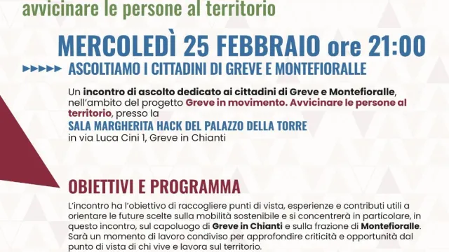 Volantino Greve in movimentto
