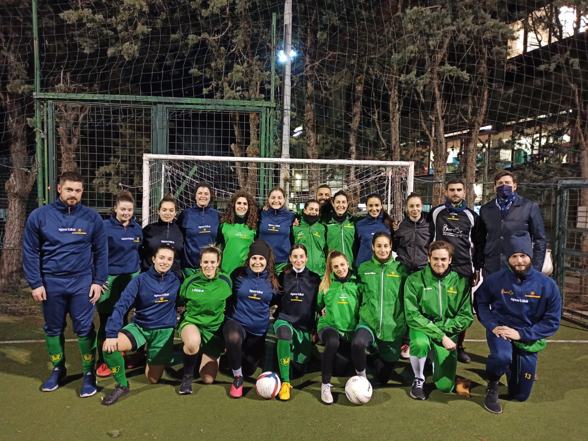 Foto squadra calcetto femminile