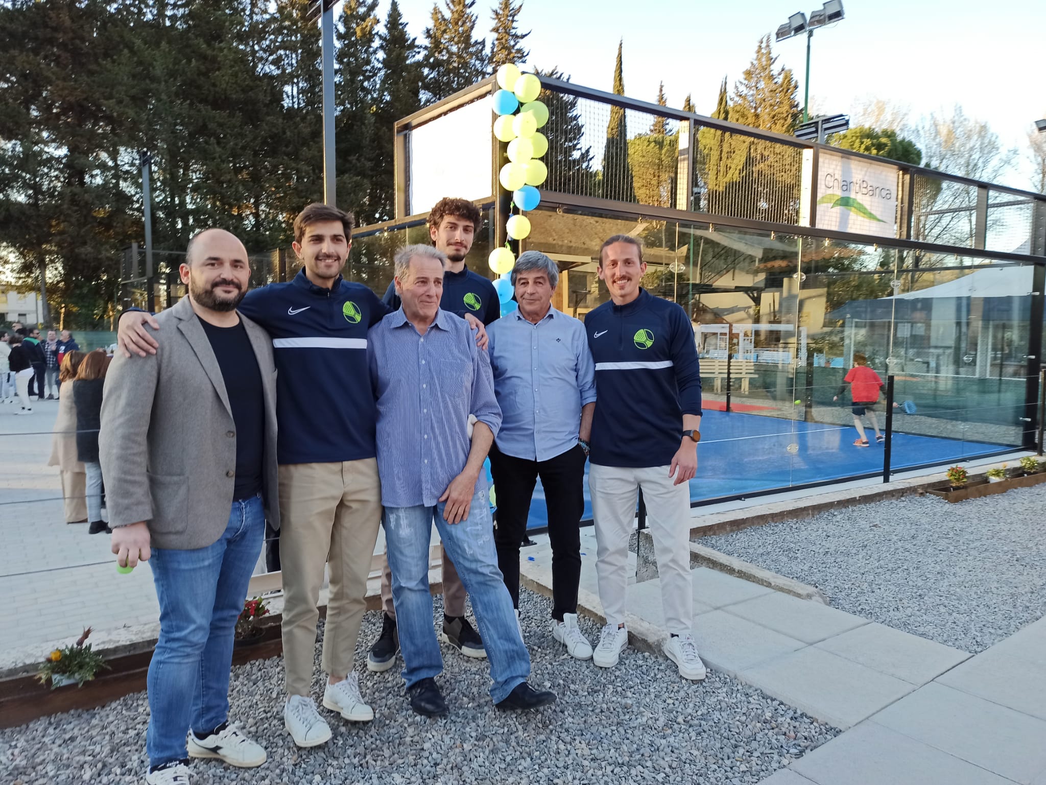 Foto 1 inaugurazione campi Padel Sambuca