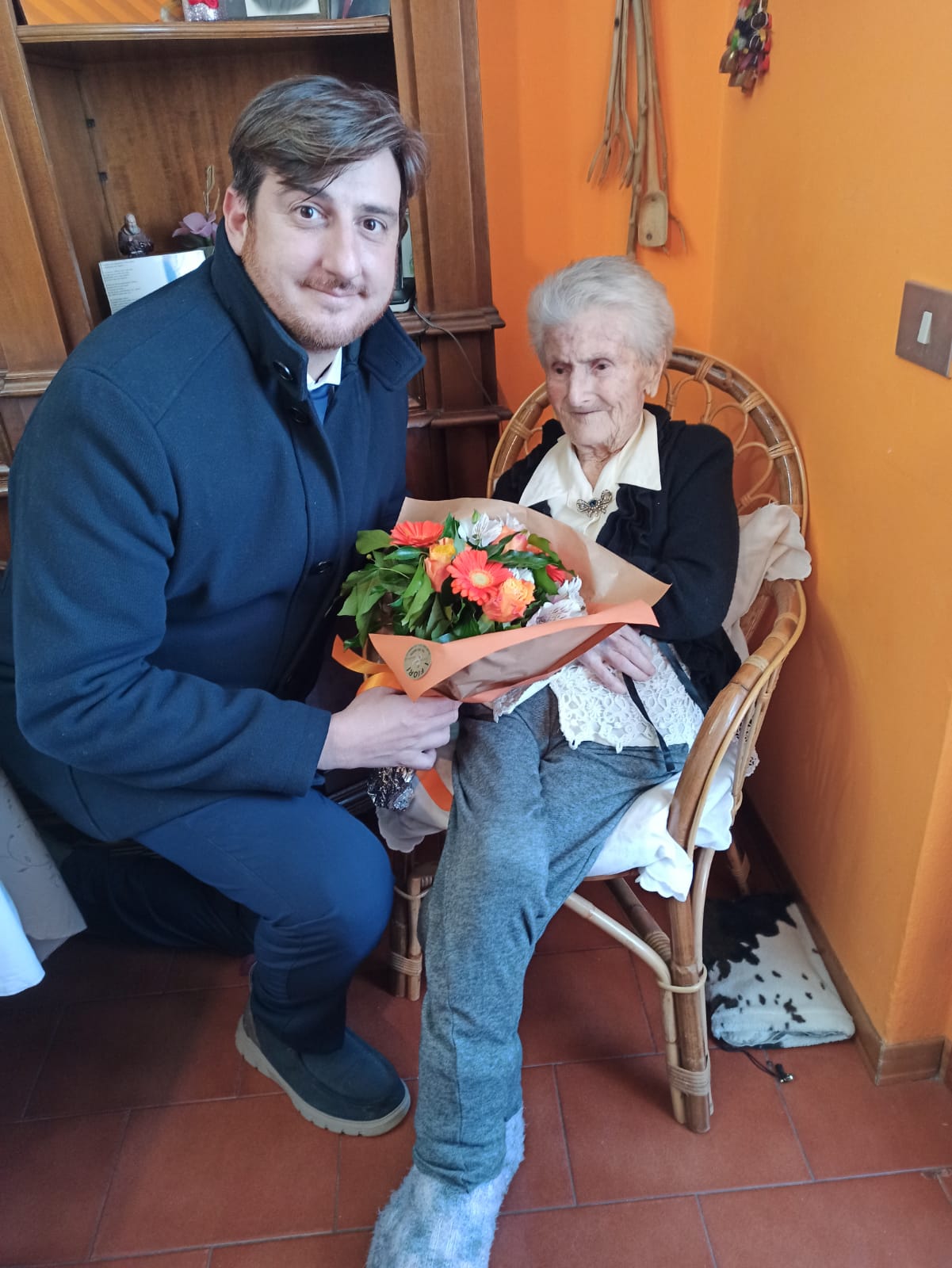 Foto  - Sindaco Roberto Ciappi e Rosalinda Bastianelli