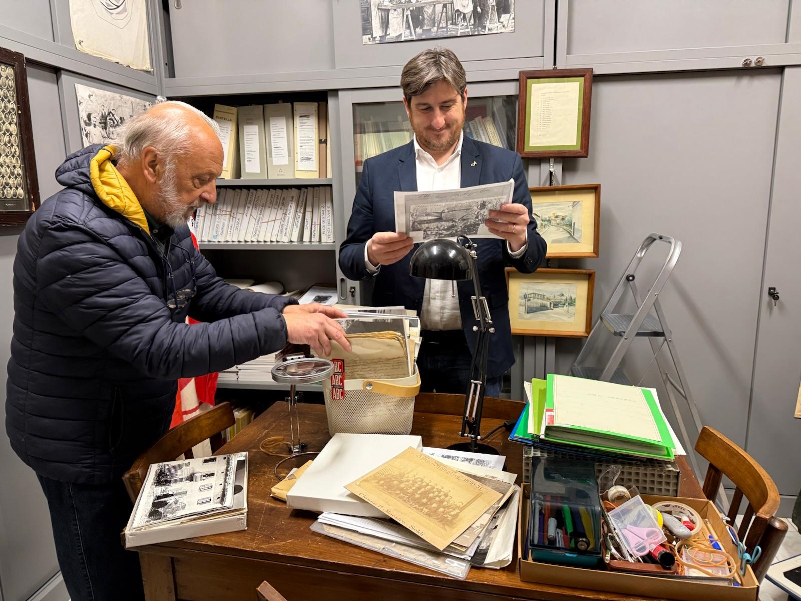Il Sindaco Roberto Ciacci e Fabrizio Fornera