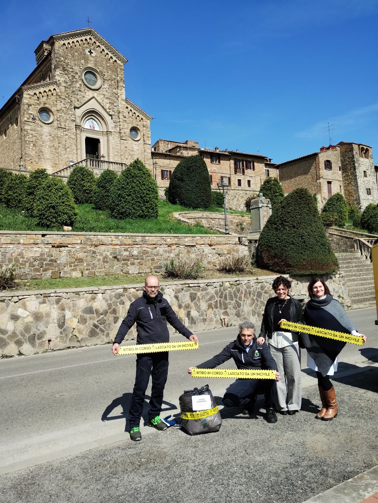 Assessore Elena Borri con ispettori  Alia spa