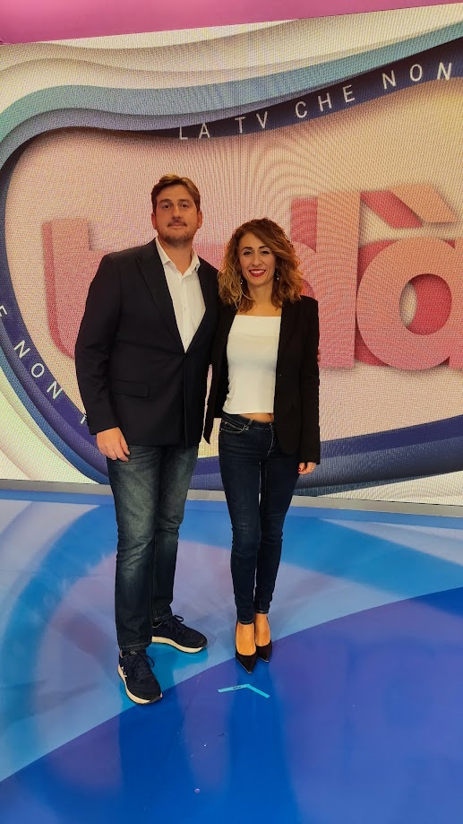 Il Sindaco Roberto Ciappi e la Biotecnologa Elisa Corneli