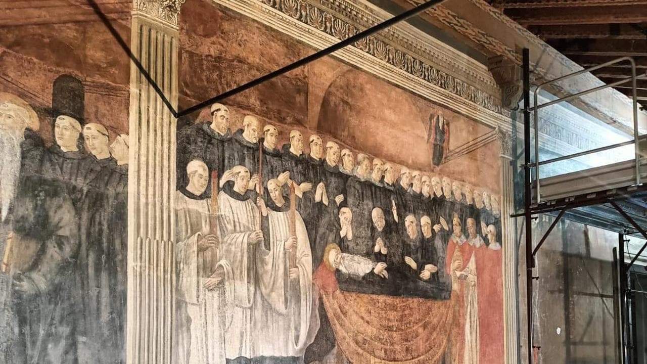 Restauri Abbadia a Passignano progetto culturale “Adotta un riquadro”