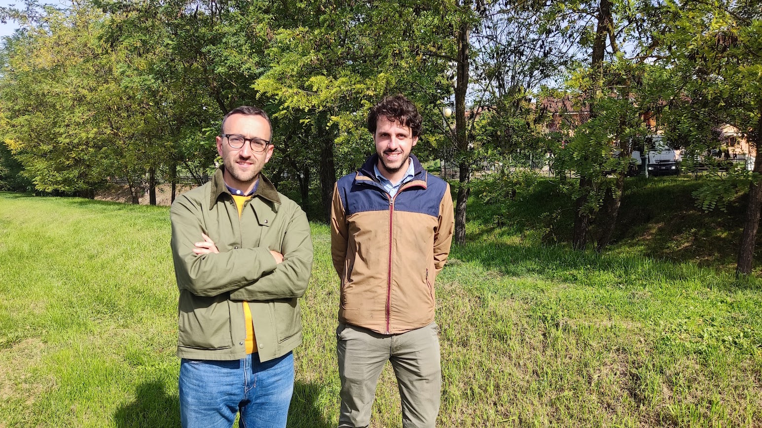 Assessore Giulio Saturnini e il Resp. lavori Pubblici