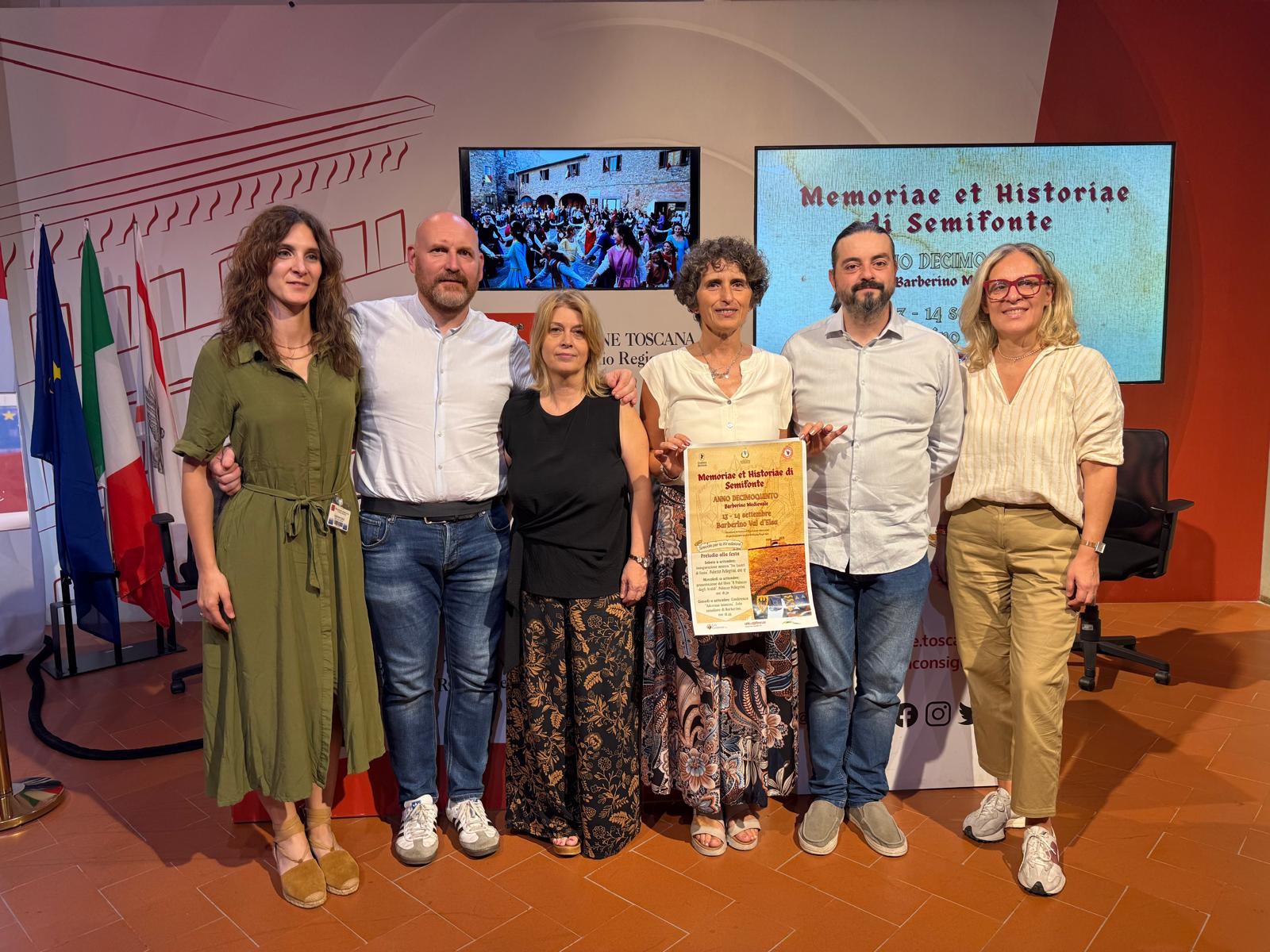 Conferenza stampa festa medievale “Memoriae et Historiae di Semifonte”