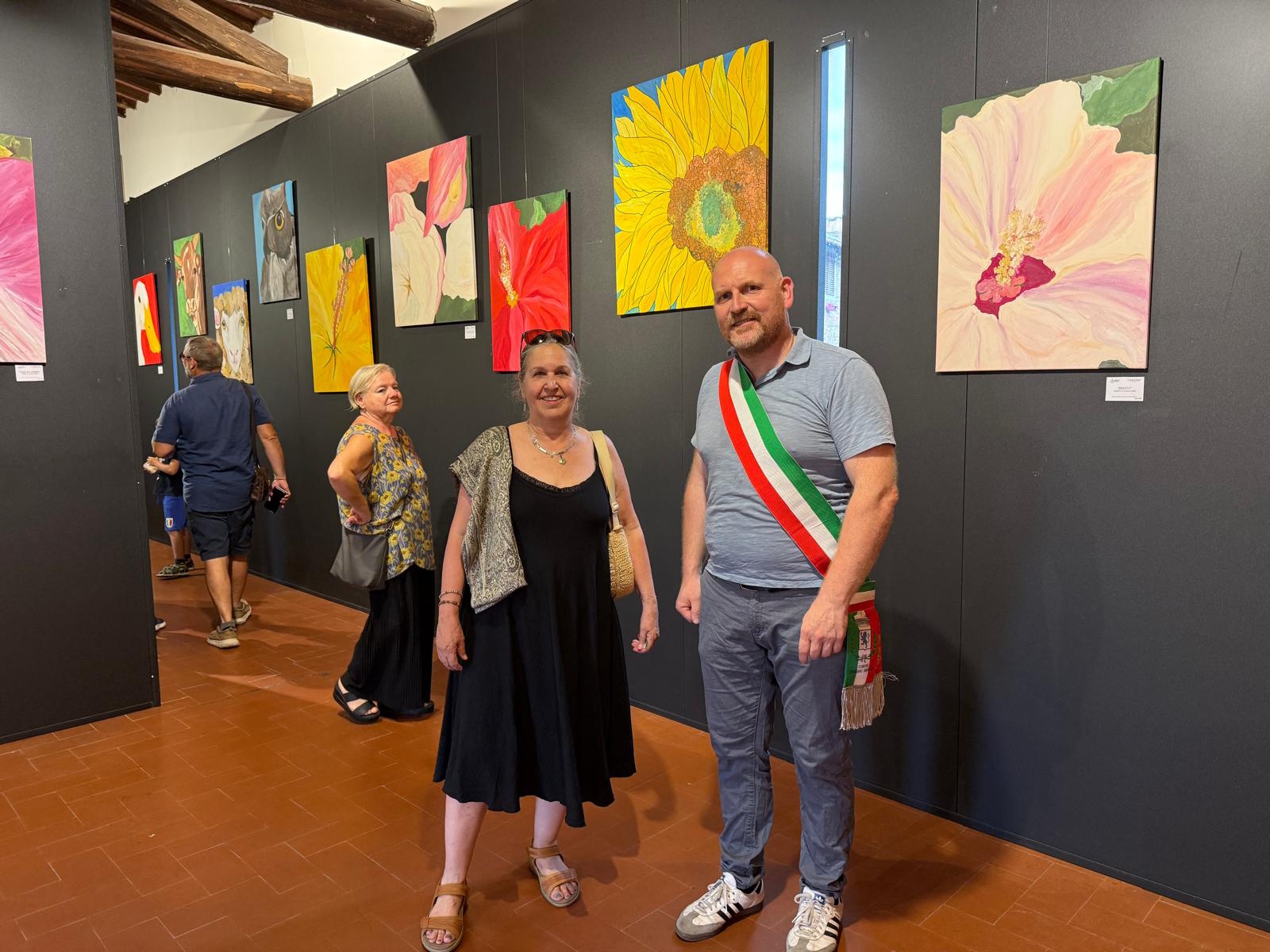 Joyce ed il Sindaco David Baroncelli