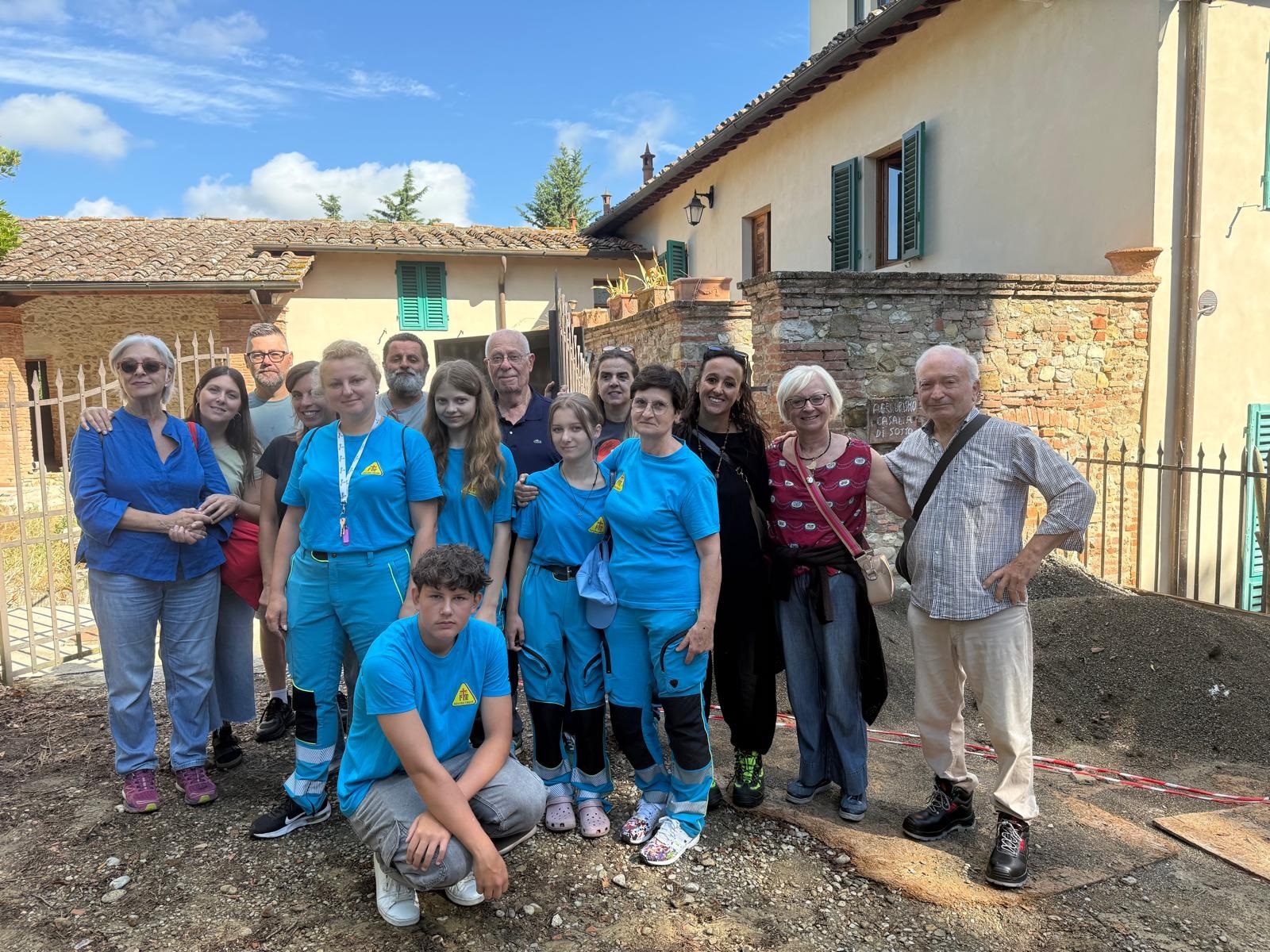 Visita al cantiere di  Casalta di Sotto