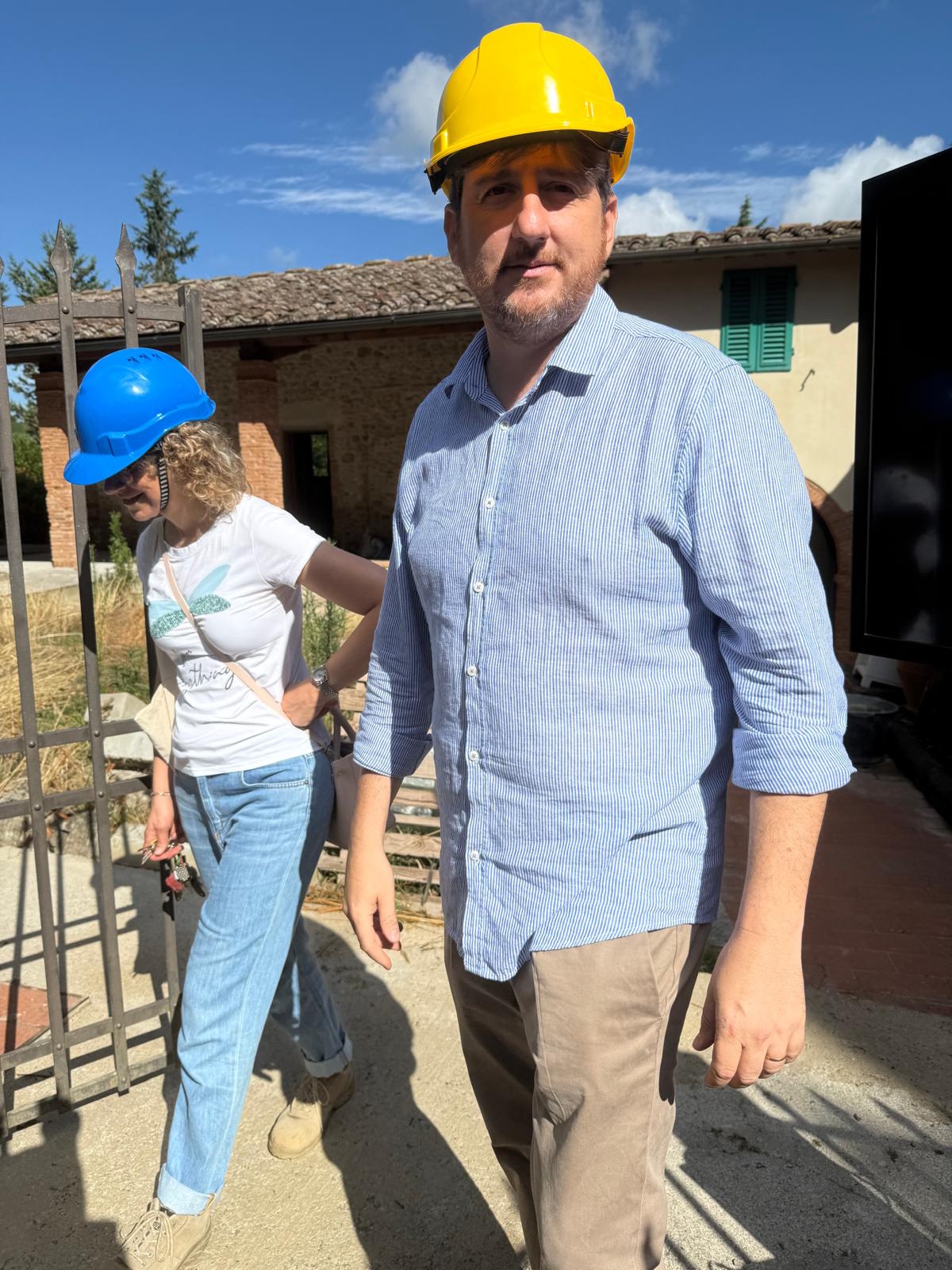 Visita al cantiere di  Casalta di Sotto