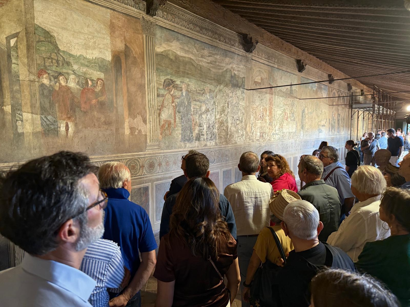  Restauri Abbadia a Passignano progetto culturale “Adotta un riquadro”