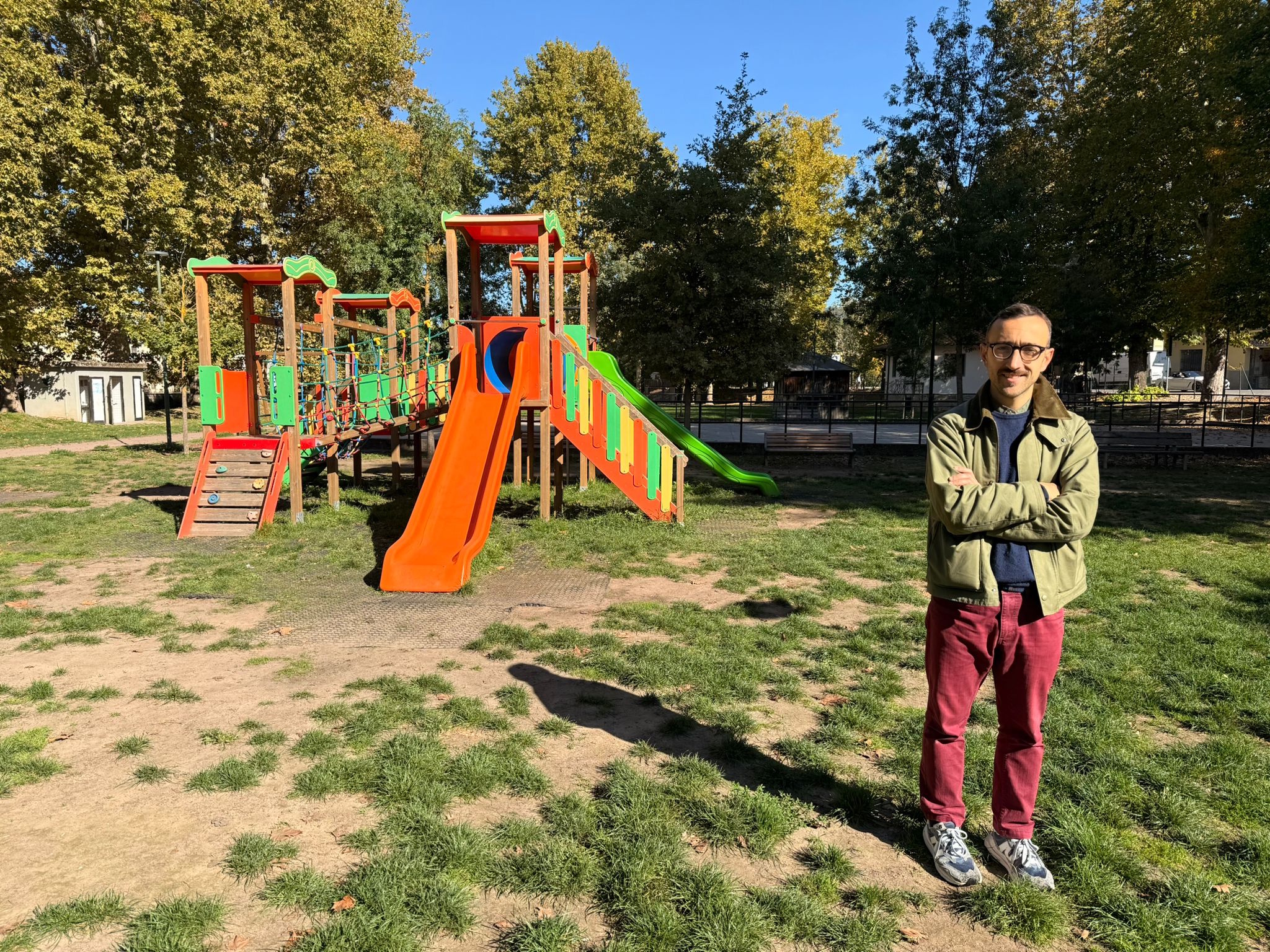 L'Assessore Lavori Pubblici Giulio Saturnini