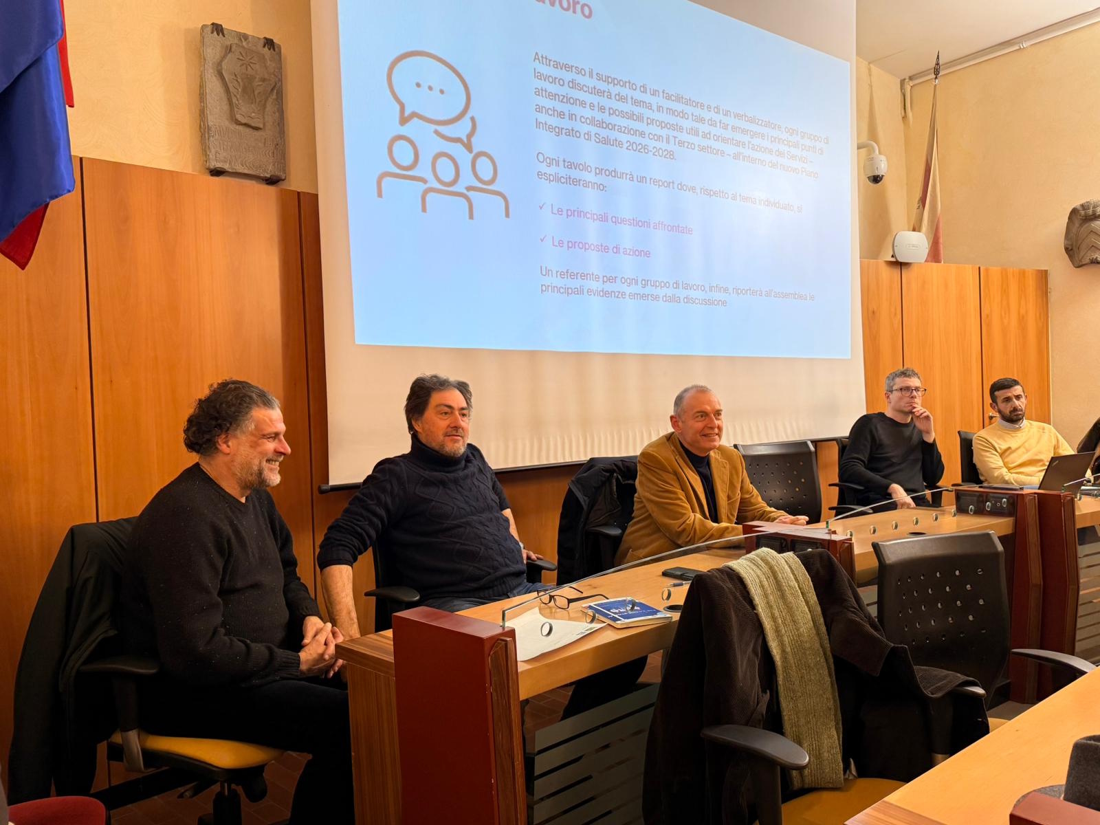 Piano Intrgrato di salute - Sindaco Paolo Sottani e Vice Presidente della Società della salute 