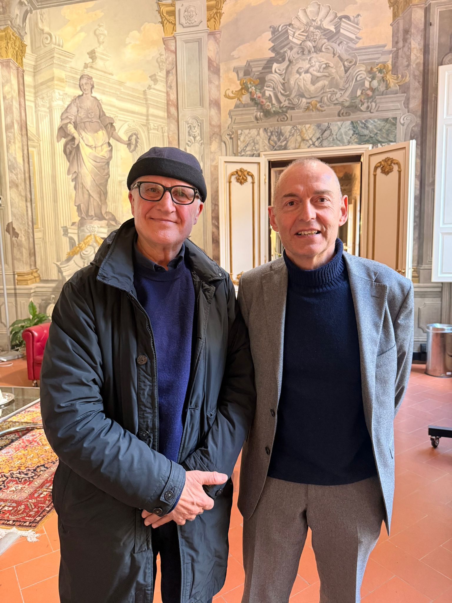 Paolo Hendel con il Sindaco Paolo Sottani