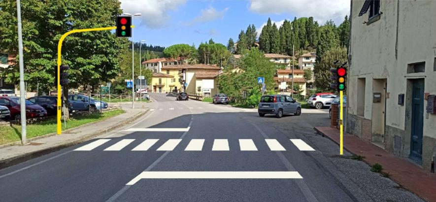 Installazione semaforo Ferrone