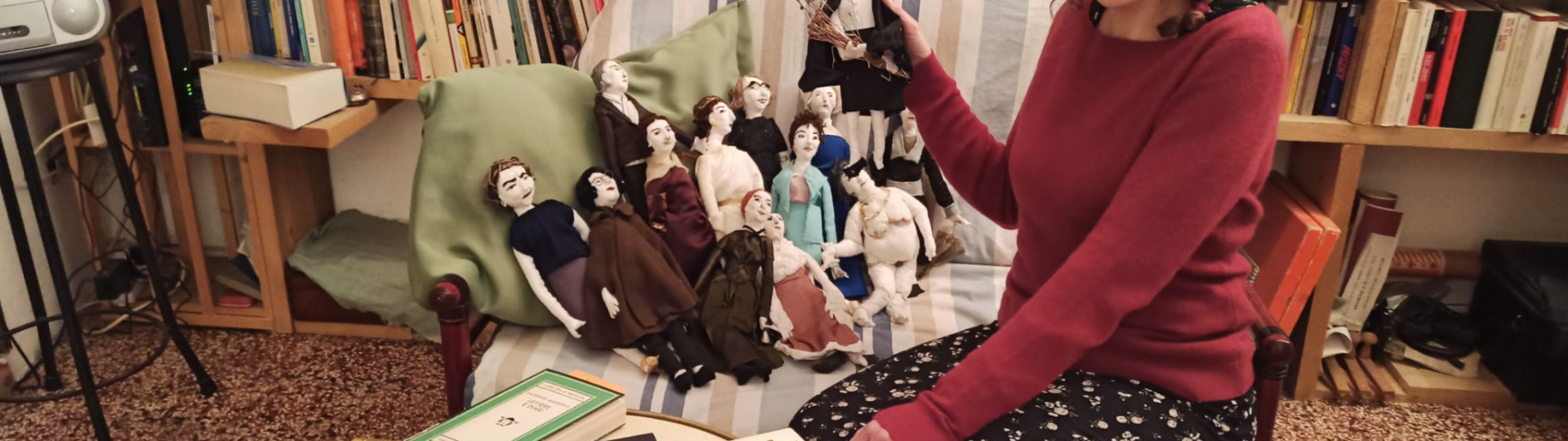 Foto Rossana Gay e le bambole diverse