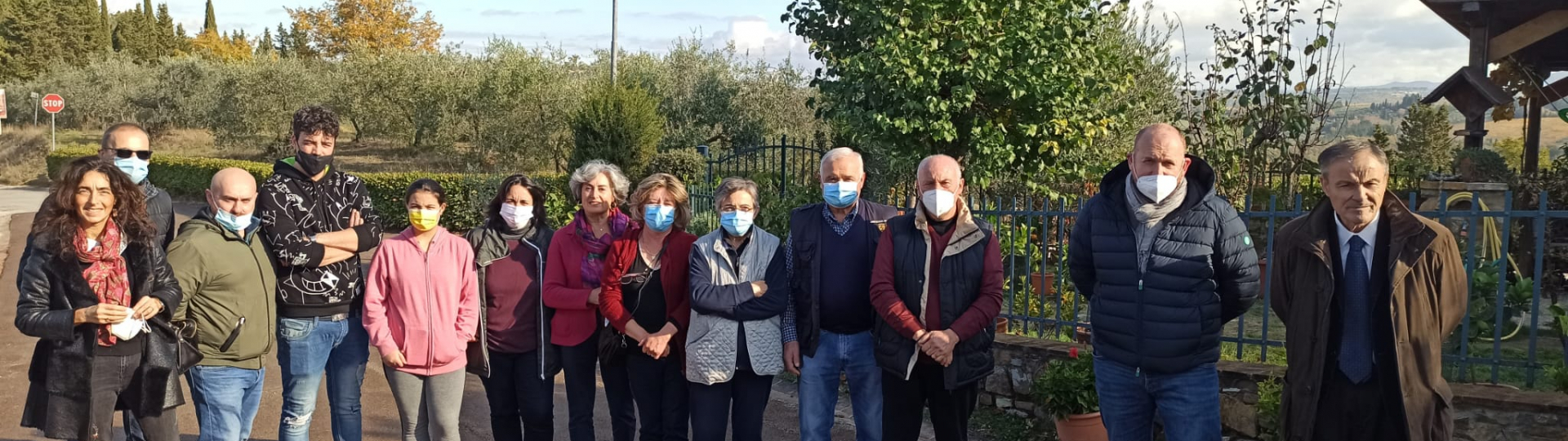 Sindaco Baroncelli, Assessore Fontani e cittadini