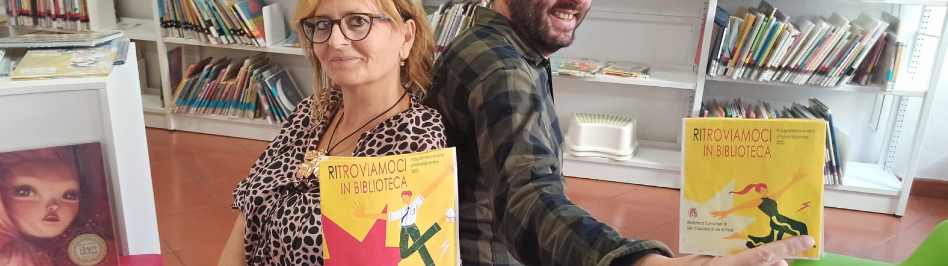 Foto Ritroviamoci in biblioteca Gianna Bigi e Marco Rossetti