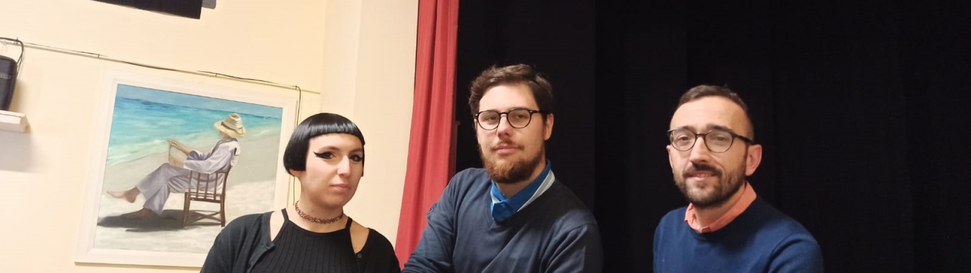 da sx Alice Magnolfi, Giacomo Cassetta, Assessore Giulio Saturnini