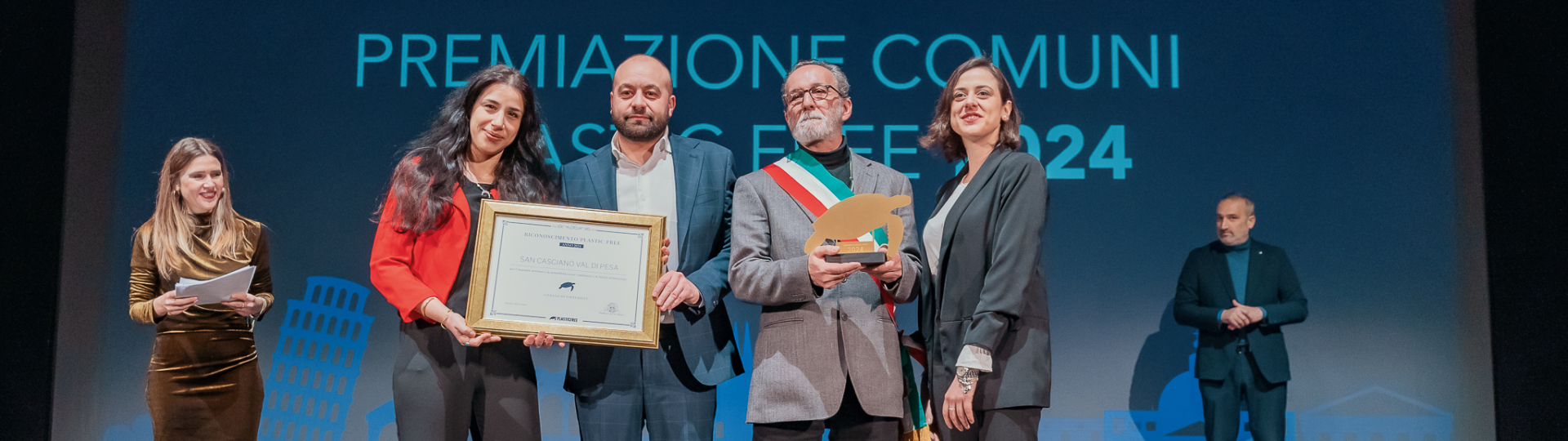 immagine premiazione Plasti Free San Casciano 2024