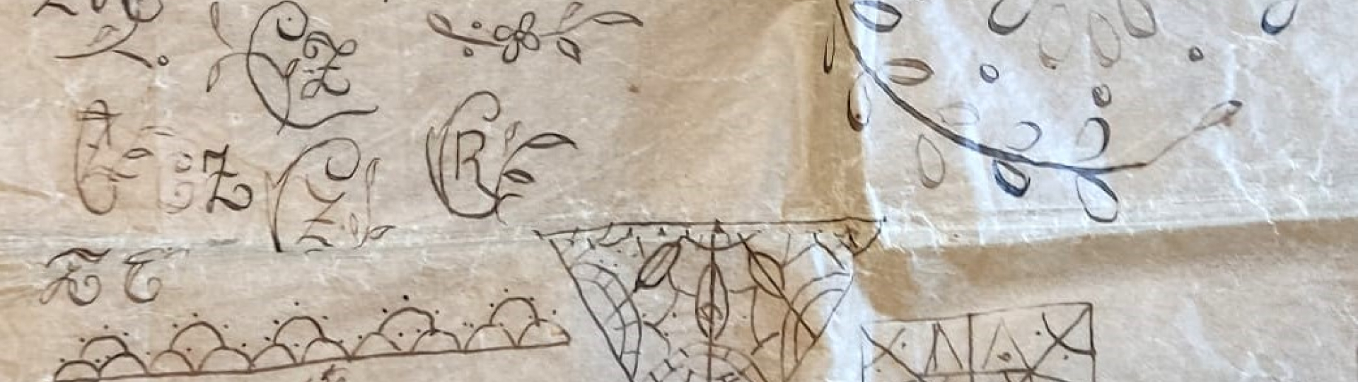 Disegno originale del punto Tavarnelle di zia Zelinda