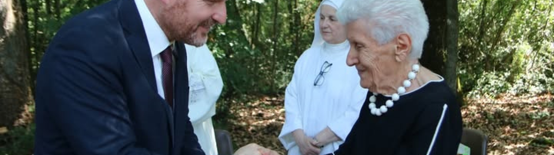 Mirella Lotti e il Sindaco David Baroncelli