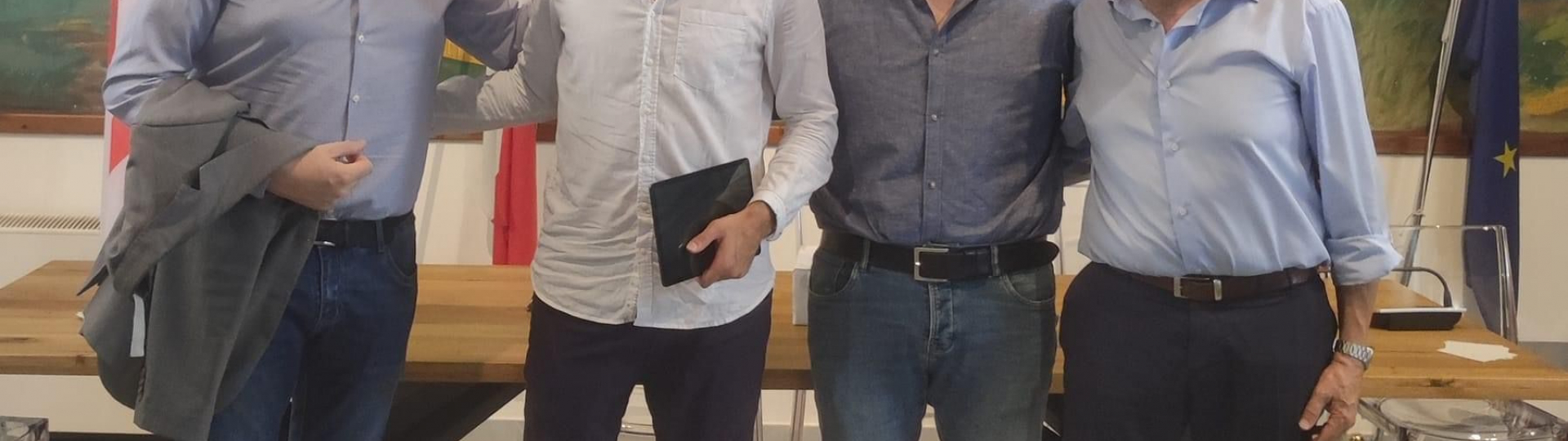 Sindaci dell'Unione del Chianti e Andrea Cardinali