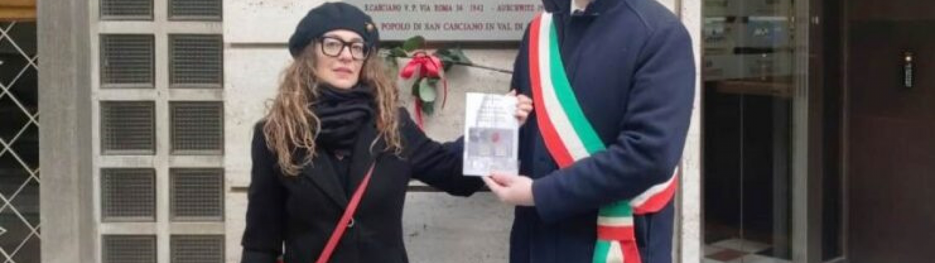 Tiziana Giuliani ed il Sindaco Roberto Ciacci