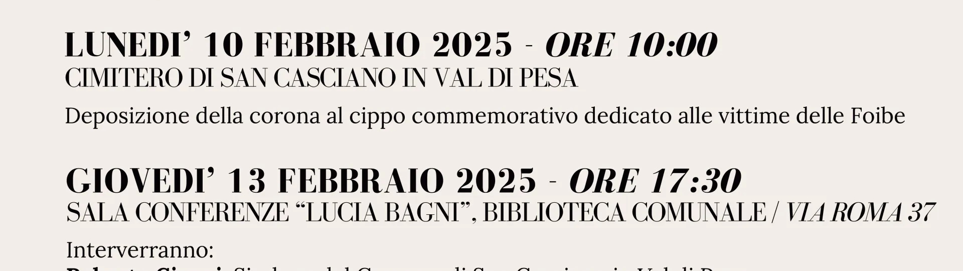 Il giorno del ricordo