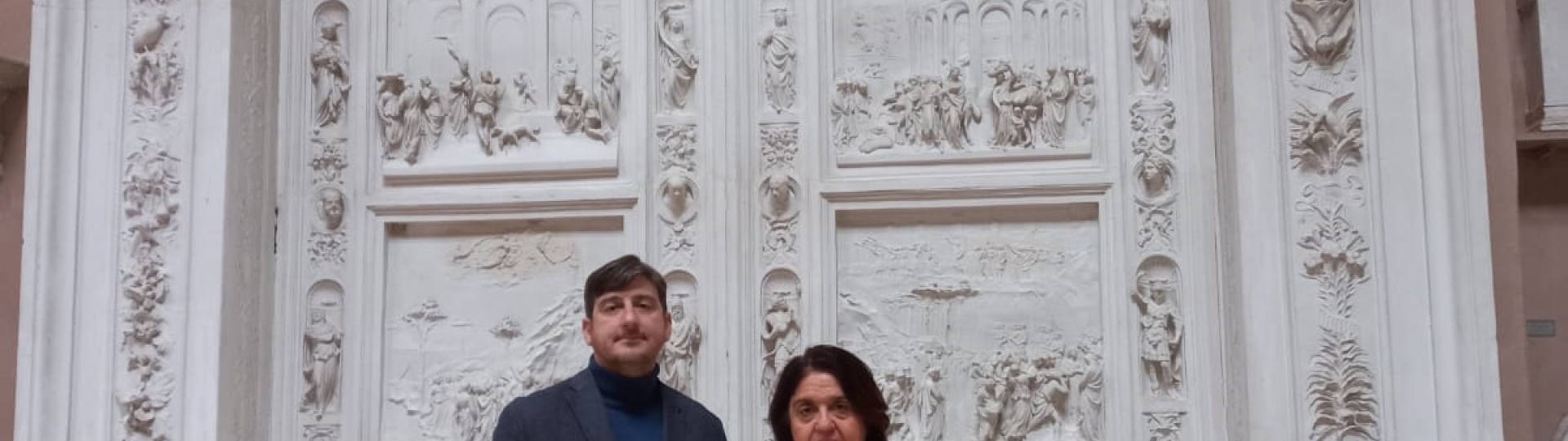 Il Sindaco Roberto Ciappi e la Preside Laura Lozzi