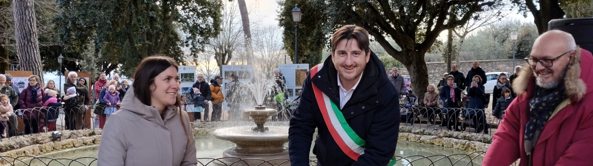 Inaugurazione fontana storica