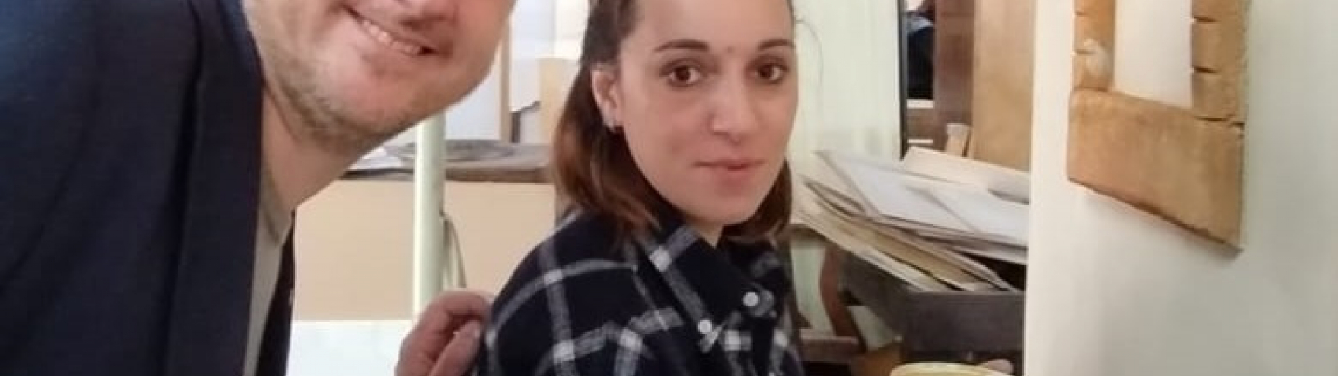 Il Sindaco Roberto Ciappi ed Elisa Ferruzzi