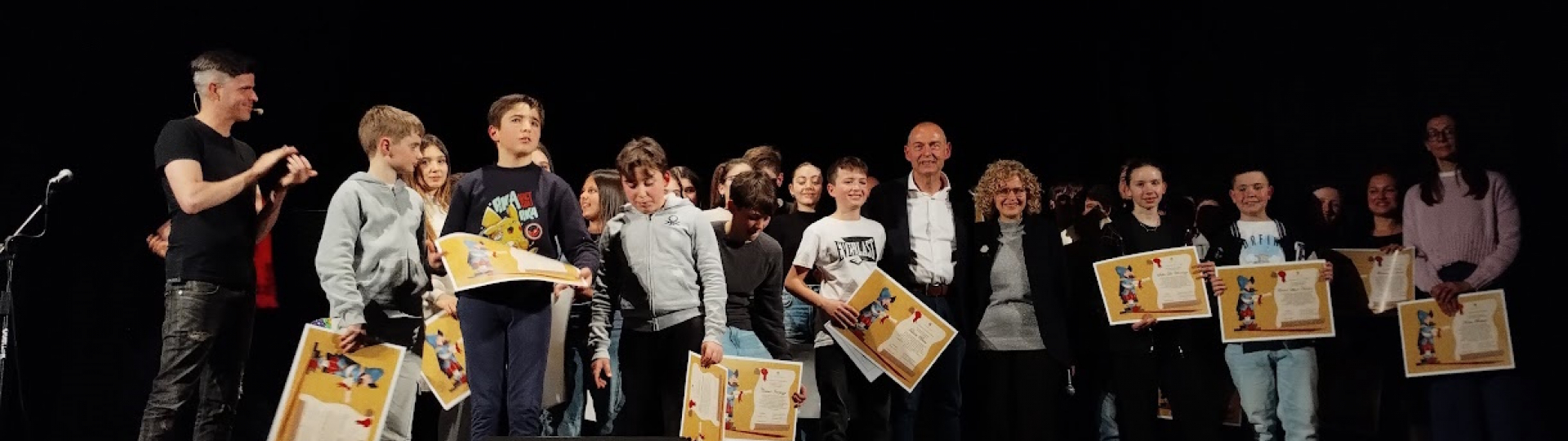 Premiazione al Teatro Boito di Greve 
