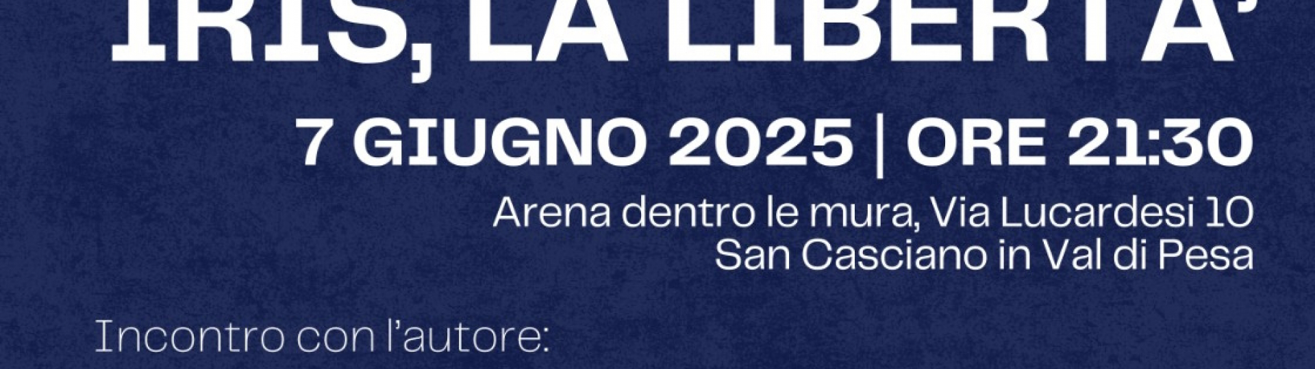 Presentazione del libro "Iris, la libertà"