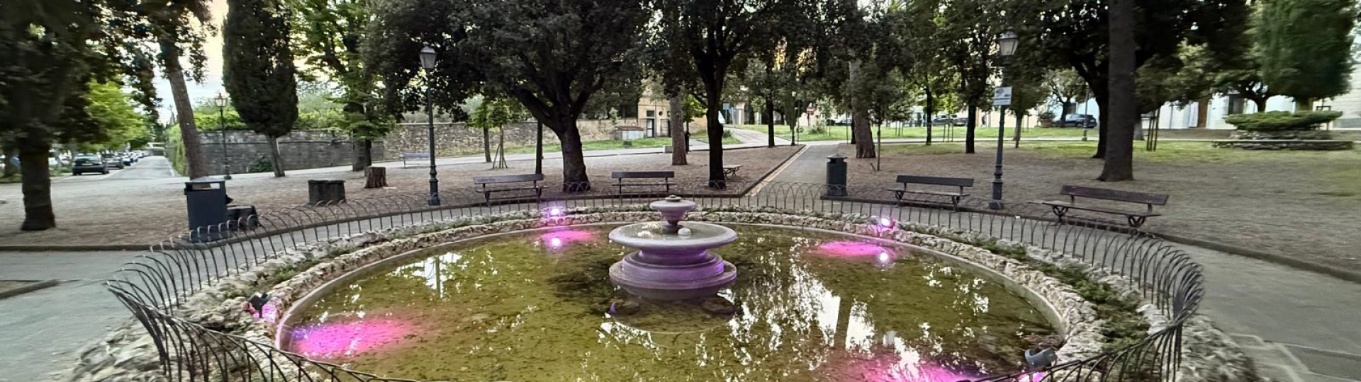 Fontana viola per la fibromialgia