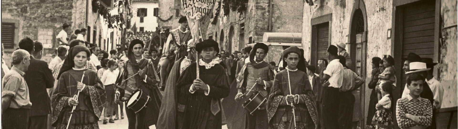 La festa del Bruscello 1951